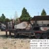 Mobile crushing station with mobility， produced in 2021 60% new